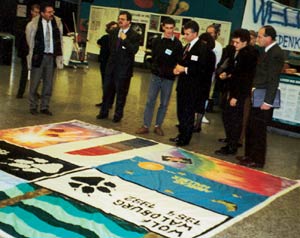 Erste Präsentation des österreichischen Quilt