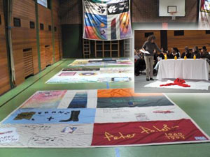 Quiltpräsentation in der Modeschule Herbststraße
